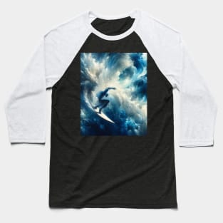 Surfing Ocean Wave surfboarding Baseball T-Shirt